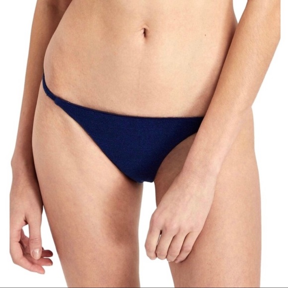 NEW ONIA NAVY TERRY BIKINI BOTTOM - Picture 1 of 7